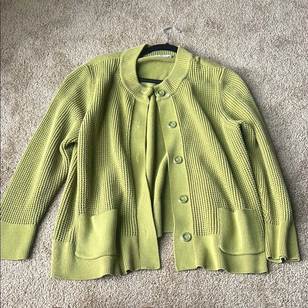 Women's Green Cardigan